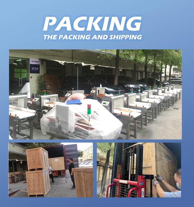 Sello de fábrica de alta sensibilidad de cinta transportadora detector de metales para alimentos Oem personalizable 16