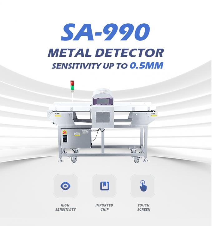 Detector de metales de alta sensibilidad Alimentos congelados Pl&aacute;sticos qu&iacute;micos Juguetes industria Cintur&oacute;n transportador Fabricante 0