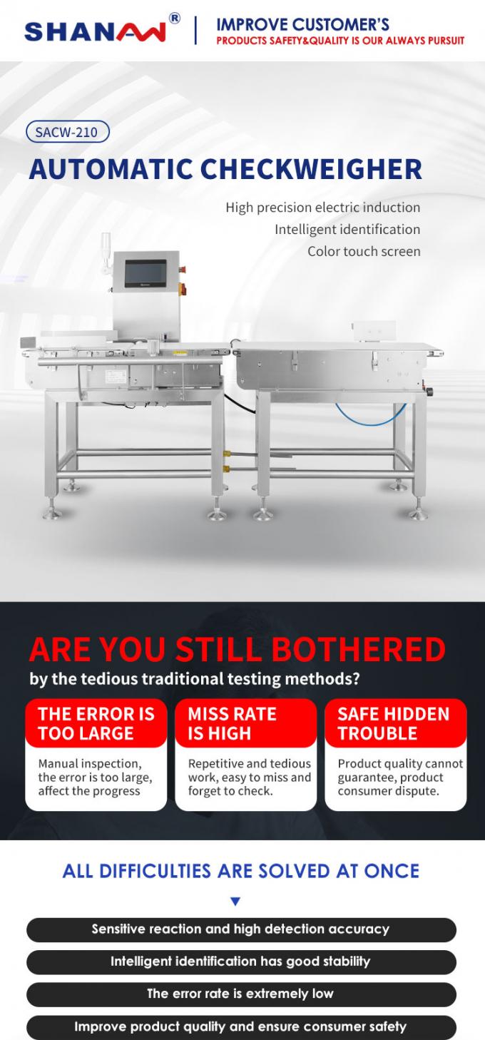 Automated Sorting Weighing Conveyor Belt And Sorting Weight Checker 1