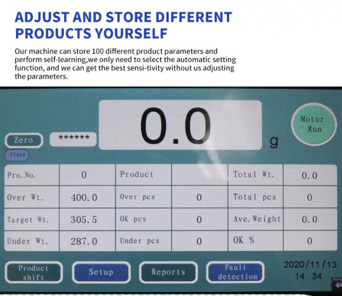 Máquina de embalaje automático de grano agrícola de 1 kg a 200 kg con función de rechazo 6