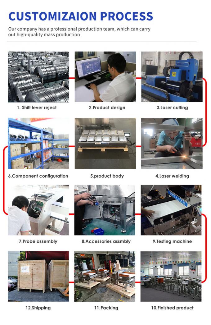 Máquina de embalaje automático de grano agrícola de 1 kg a 200 kg con función de rechazo 11