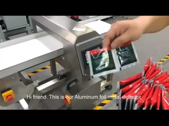 Detector de metales especial para envases de papel de aluminio para alimentos