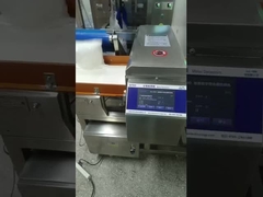 Detector de metales fácil de usar de la comida con la pantalla táctil conversacional