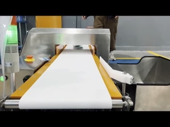 Cinturón transportador de calidad alimentaria de rechazo automático máquina detector de metales con CE