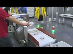 Detector de metales de la comida con la exhibición y la gestión de bases de datos de datos