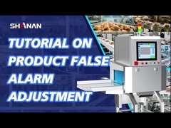 Máquinas de rayos X avanzadas para alimentos con fuente de alimentación de 50 Hz y cuerpo de material SUS304 pulido espejo