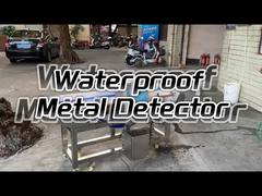 Detector de metales de calidad alimentaria de túnel para paquetes de alimentos / galletas, norma CE ISO