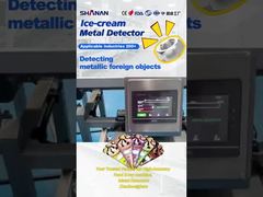 Presentamos la cinta transportadora de embalaje de papel de aluminio, detector de metales para las industrias de procesamiento de alimentos.