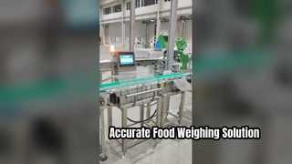 Pesadora de control automático de precisión de grado alimenticio