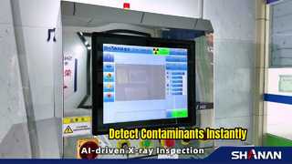 La inspección de alimentos por rayos X detecta vidrio metálico