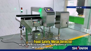 Detector de metales de seguridad alimentaria para cintas transportadoras