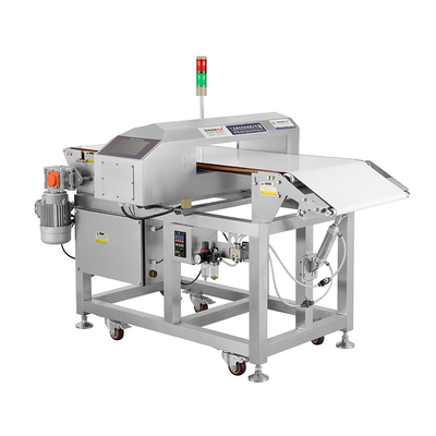 Cadena de producción Detector de metales profesional de la comida de la botella para detectar los microprocesadores del metal dentro de la comida