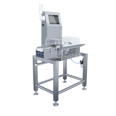 IP54 AC220V 50Hz Pesador automático de comprobación con velocidad 80-150 piezas / min