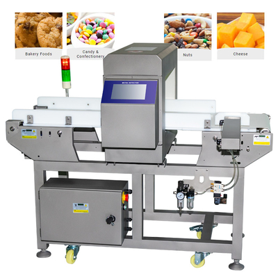 Detector de metales de alta precisión tipo transportador Carne dues Postres Detector de metales sensibilidad Industria alimentaria