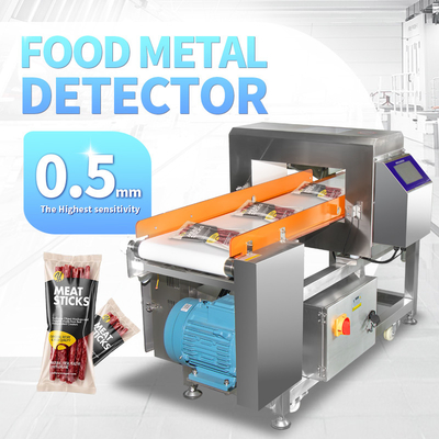 Fabricante de detectores de metales de cinta transportadora de acero inoxidable para la línea de producción de alimentos con alarma automática y sistema de rechazo