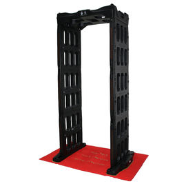 Display LED Paseo a través de la máquina de rayos X, zonas múltiples Dfmd detector de metales de seguridad Busca de cuerpo