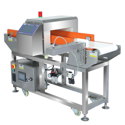 Detector de metales CE / ISO para alimentos / farmacéuticos Sistema de rechazo automático de sensibilidad de 0,5 mm