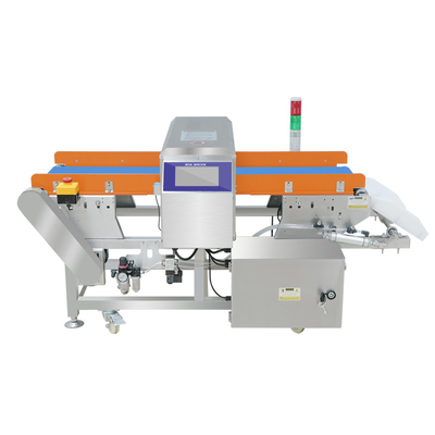 Fabrica de alta sensibilidad de cinta transportadora detector de metales de alimentos de fabricación OEM personalizable máquina de detección de rechazo
