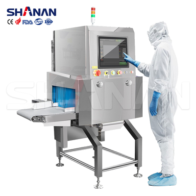 Máquina de inspección de rayos X industrial de alto rendimiento Sistema de espejo de alimentos Polvo SUS304