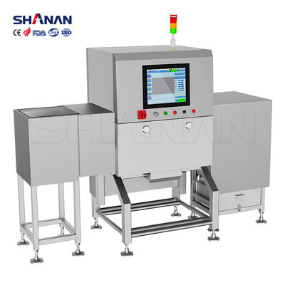 Máquinas industriales de rayos X para el control de calidad que rechazan automáticamente los materiales extraños en los productos envasados Textiles y productos reciclados