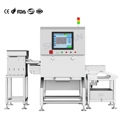 Máquina detectora de inspección por rayos X para productos alimenticios húmedos y secos para la industria, productos enlatados y embotellados