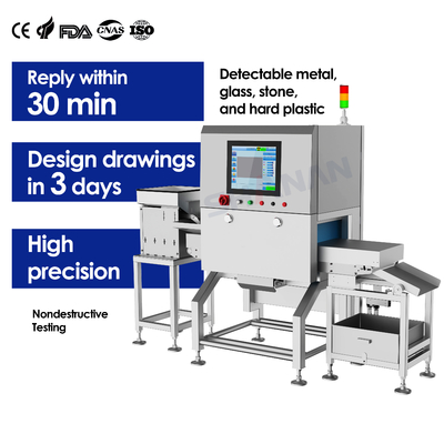 Equipos de detección y rechazo de alta eficiencia y calidad Sistemas de inspección por rayos X de alimentos Máquinas