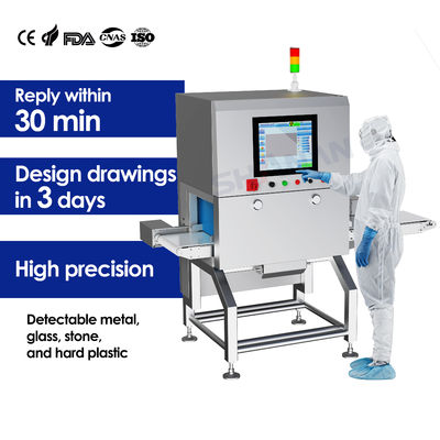 Máquina de Rayos X para Alimentos para la Inspección de Productos Enlatados de Chocolate y Nueces, Sistema de Rechazo