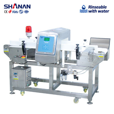 Detector de metales para alimentos automático, a prueba de agua y enjuagable con agua.