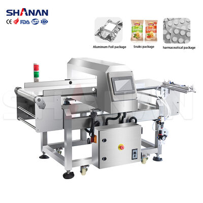 Envases de papel de aluminio Detector de metales Cereales Leche dulces mariscos secos Detector de metales