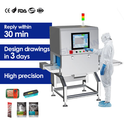 Sistemas de inspección de alimentos por rayos X con interfaz de usuario intuitiva que operan a temperaturas de 0 a 40 grados Celsius, garantizando el control de alimentos