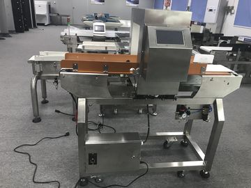 Detector de metales del acero inoxidable de la banda transportadora de la pantalla táctil para la industria alimentaria