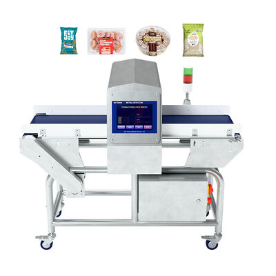 Detector de metales para cinta transportadora de fábrica de galletas y quesos