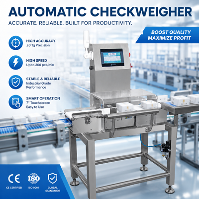 Máquina de clasificación por peso capaz de manejar diversos tipos de productos con capacidades precisas de detección y clasificación de peso