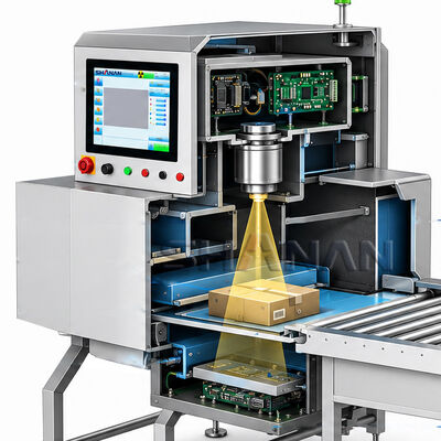 Máquina de rayos X de alimentos que ofrece inspección de seguridad alimentaria con esmalte espejo SUS304 Construcción y pantalla táctil amigable para el usuario para garantizar