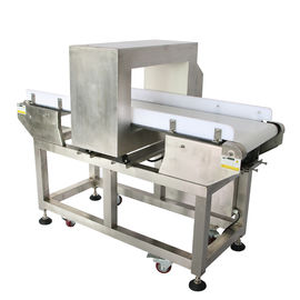 Detector de metales del transportador del ANUNCIO/arriba correa de la categoría alimenticia del detector de metales de la sensibilidad