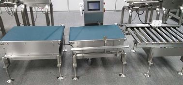 El D exhibe la máquina automática de la inspección del peso del inspector/de la sobrecarga de peso del transportador